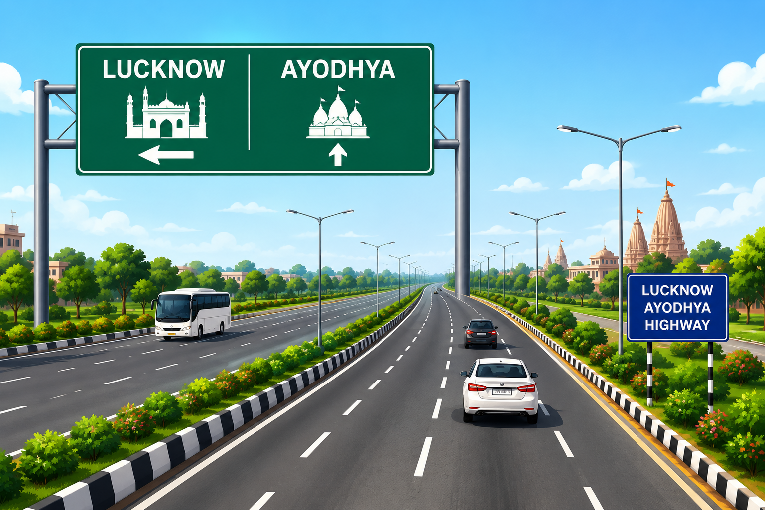 Lucknow Ayodhya Highway